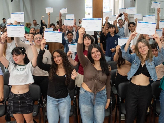 Acto de cierre del Concejo Deliberante Estudiantil